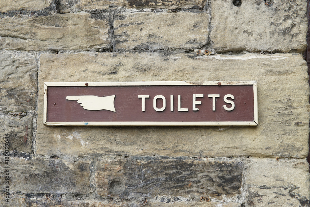 Fototapeta Toilet sign