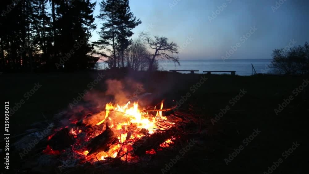campfire pagan holiday latvia Midsummer night Ligo