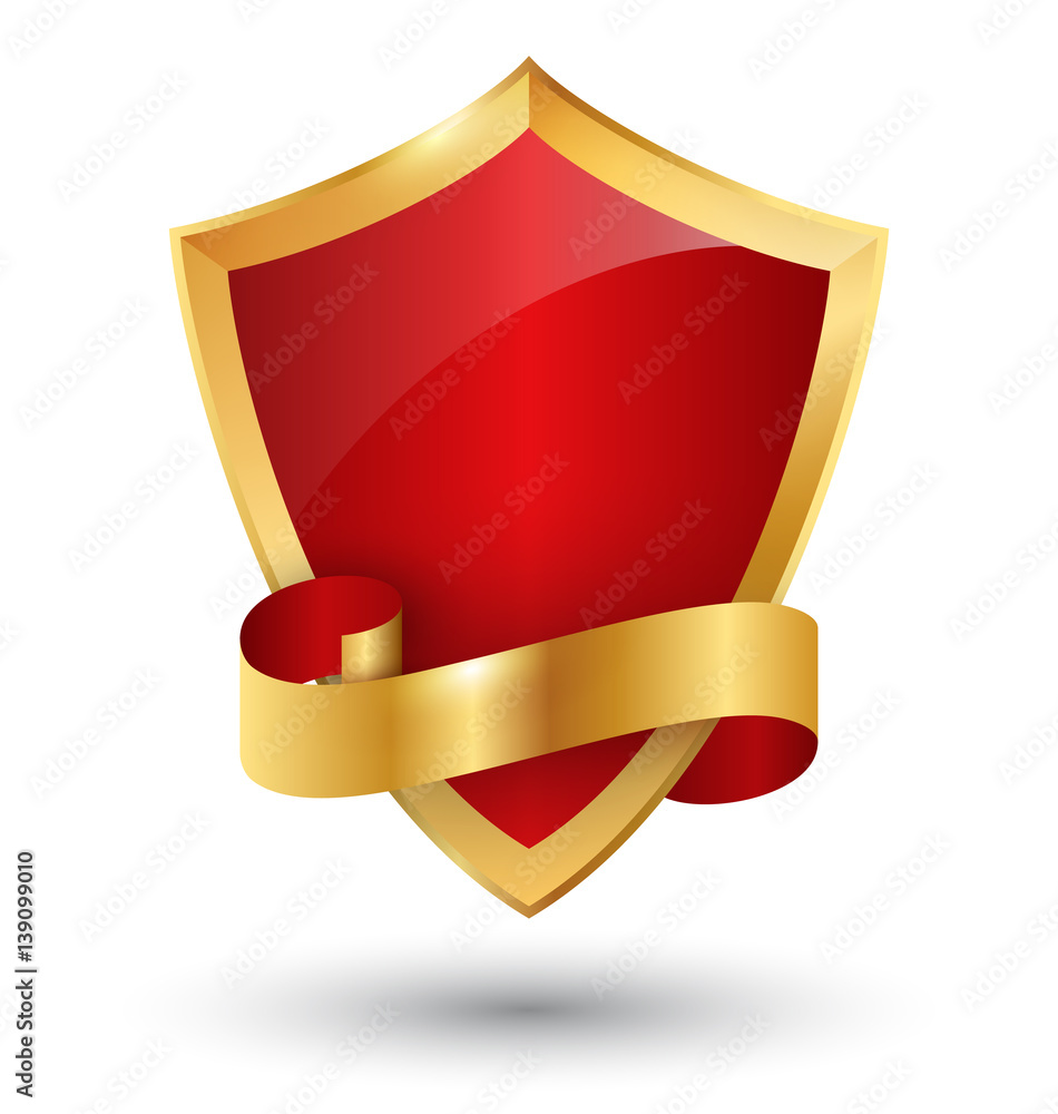 Golden Premium Quality Red Best Label Space for Text Isolated on Golden Premium Quality Red Best Label Space for Text Isolated on