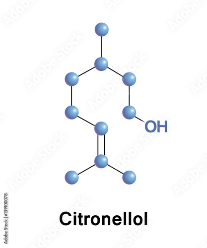 Citronellol, or dihydrogeraniol, is a natural acyclic monoterpenoid. Enantiomers occur in nature. It is found in citronella oils, including Cymbopogon nardus, is the more common isomer. 