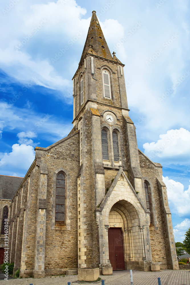 Pénestin, église saint Gildas, Morbihan, Bretagne