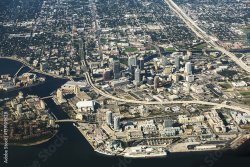 Tampa  Florida Aerial View