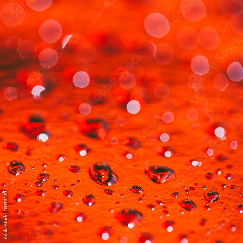 Abstract background with water drops  shallow depth of field