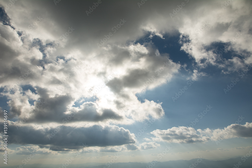 Obraz premium The cloudy sky