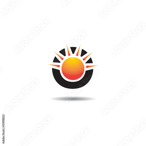 Initial O Abstract Sun