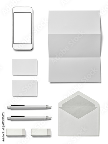 envelope letter card paper mobile phone tablet pen pencil eraser template business