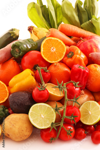 新鮮な野菜と果物 