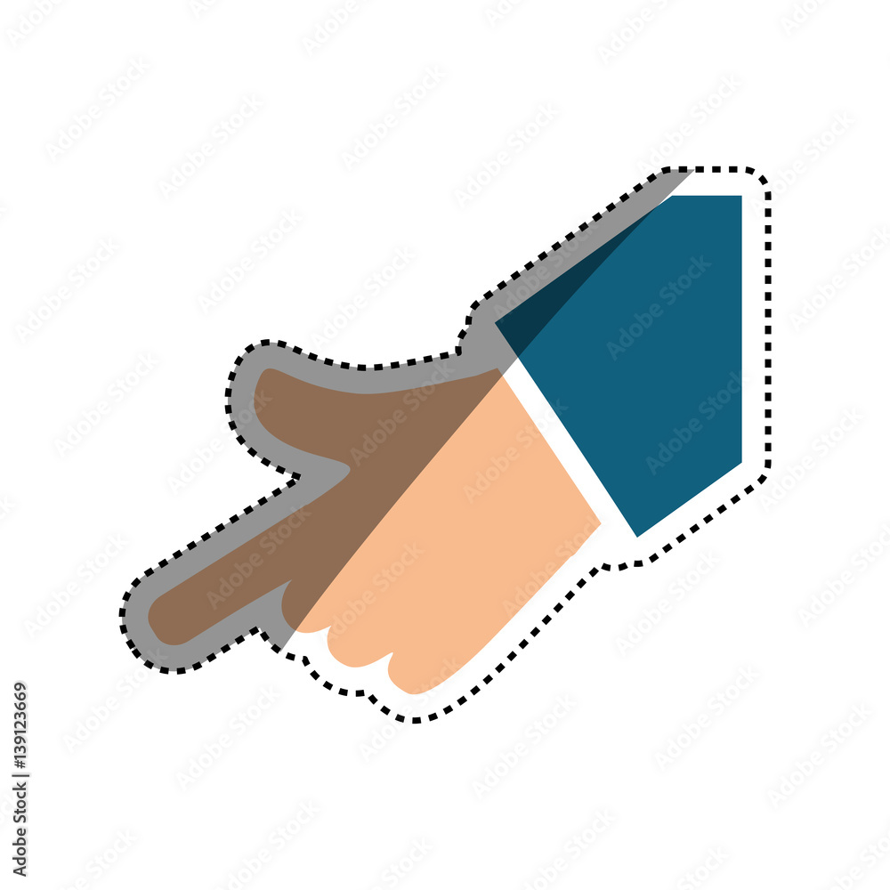 Hand indication sign icon vector illustration graphic design Hand indication sign icon vector illustration graphic design