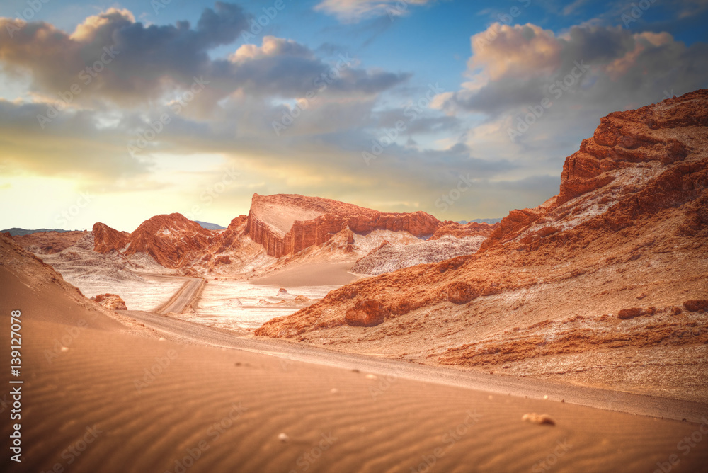 Fototapeta premium Valle de la Luna (Moon Valley)