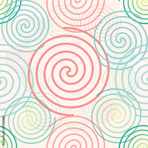 seamless colorful vortex pattern background