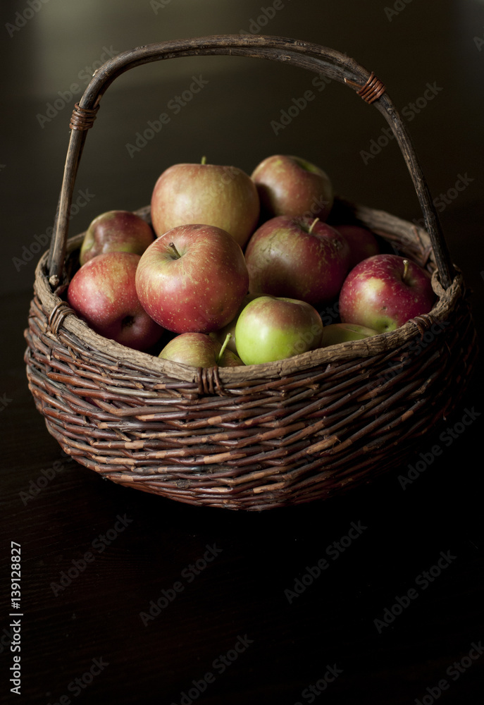 Basket of apples Basket of apples