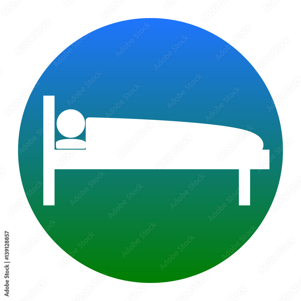 Hospital sign illustration. Vector. White icon in bluish circle on white background. Isolated. Hospital sign illustration. Vector. White icon in bluish circle on white background. Isolated.