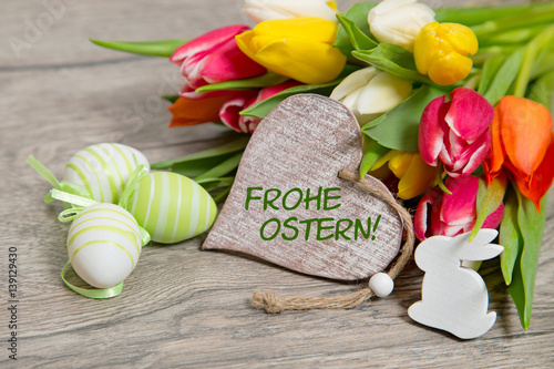 Osterkarte-Frohe Ostern