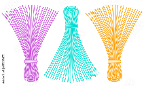 Thread tassel icons