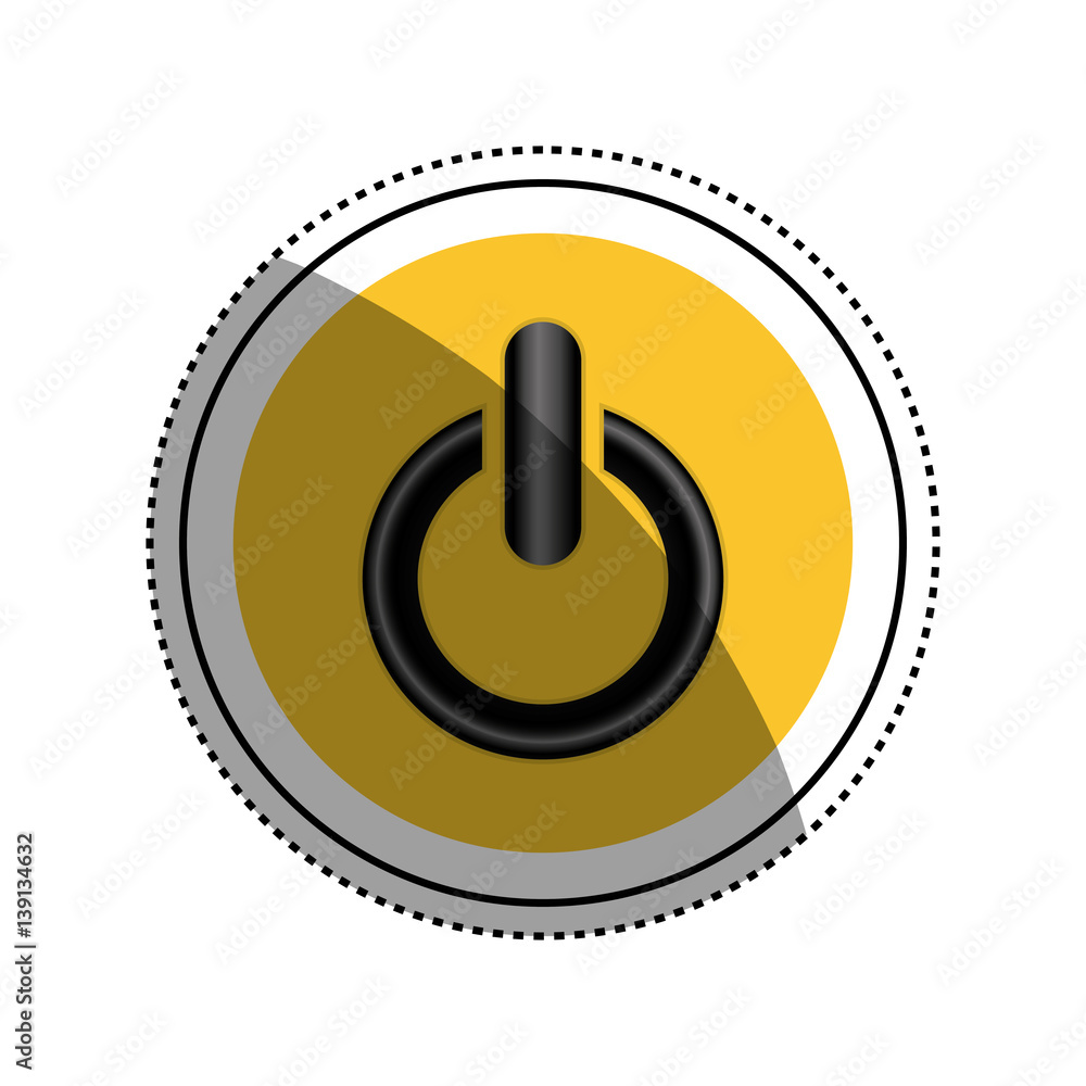 On off switch power icon vector illustration graphic design On off switch power icon vector illustration graphic design
