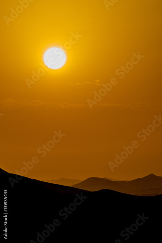Sunset at the Desert