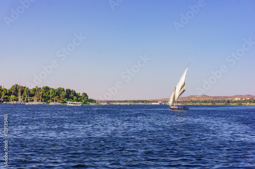 Nile river. Egyptian Nile