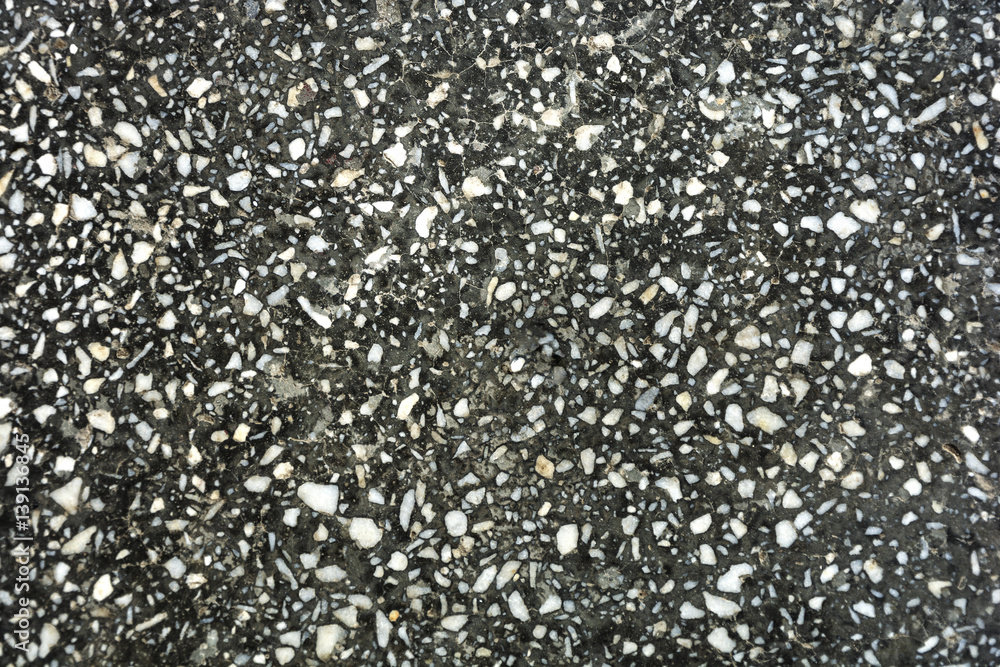 Texture made of black and white granite Texture made of black and white granite