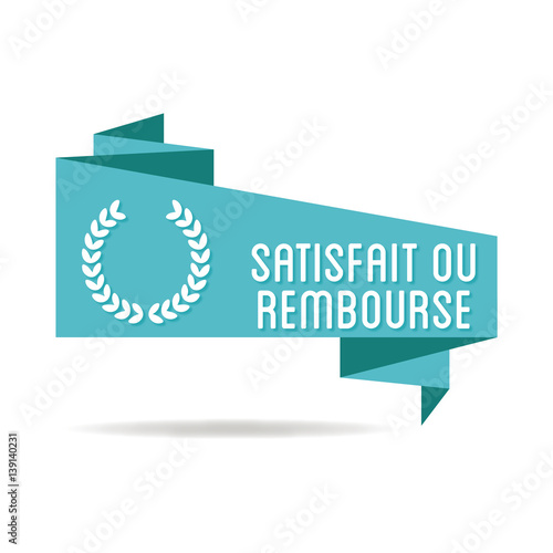 Logo satisfait ou remboursé.