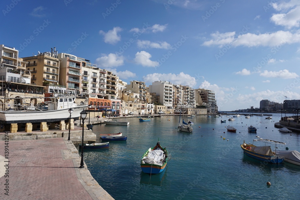 Eine Bucht auf Malta