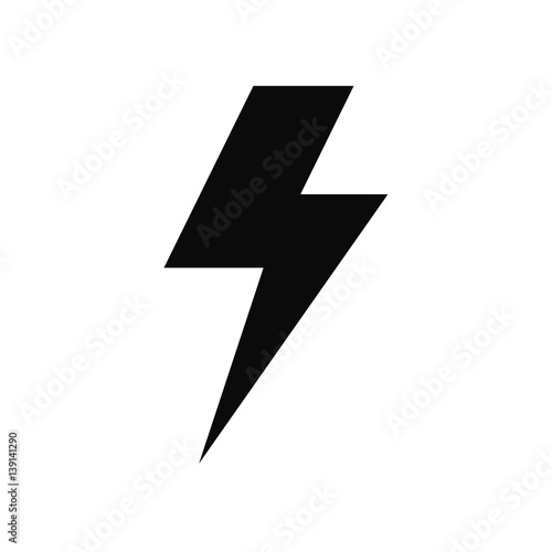 Ray electricity symbol icon vector illustration graphic design