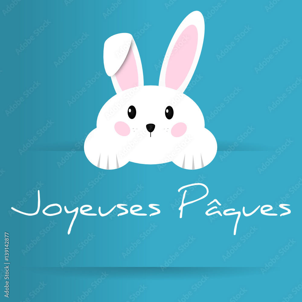 joyeuses pâques - lapin de pâques joyeuses pâques - lapin de pâques