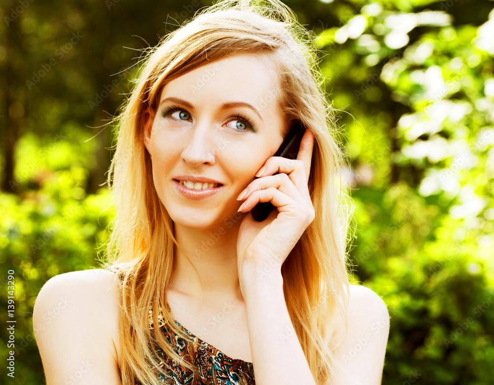 Woman using mobile phone Woman using mobile phone