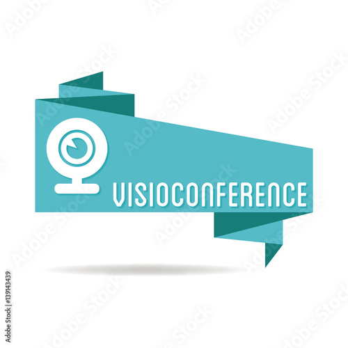 Logo visioconférence.