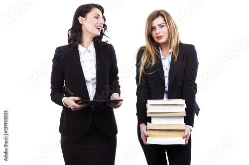 E-Book vs Books - E-book easy and heavy Books