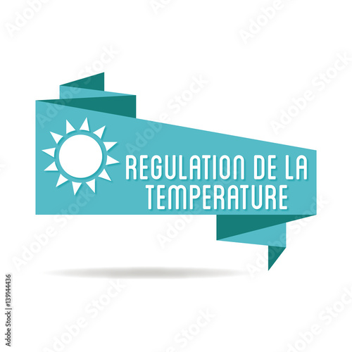 Logo régulation de la température.