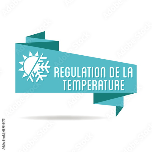 Logo régulation de la température.