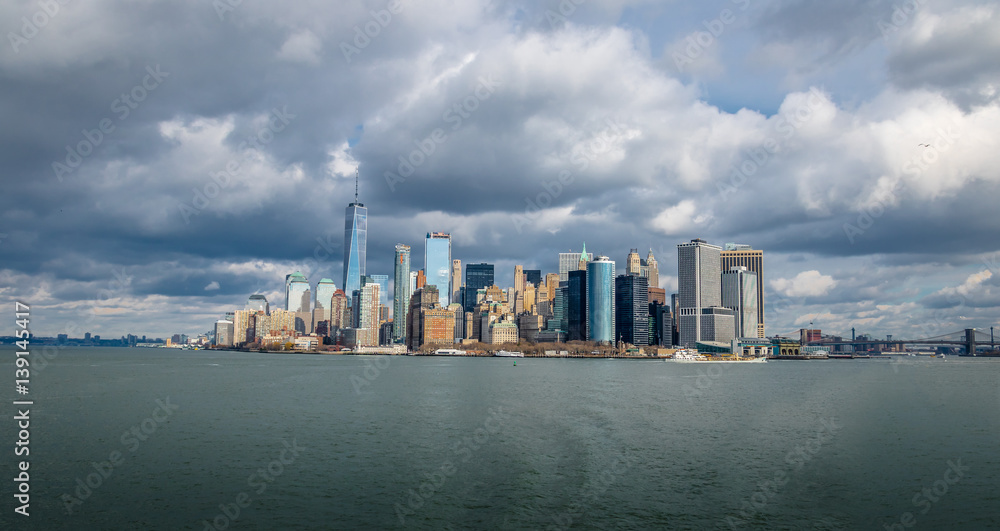 Lower Manhattan Skyline - New York, USA