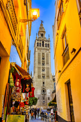 Giralda tower,Seville, Andalusia, Spain photo