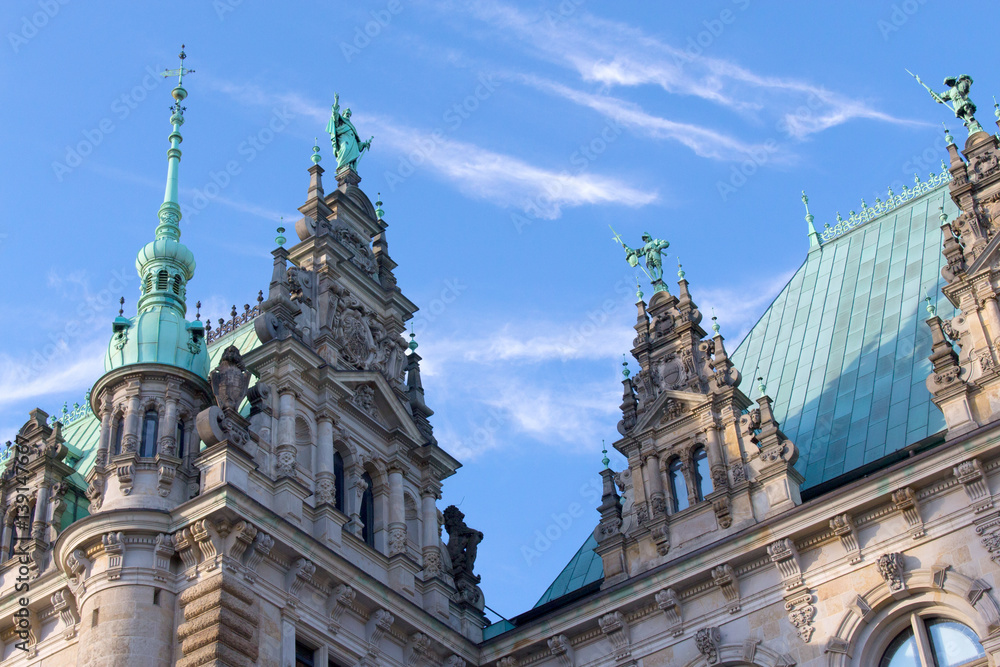 Obraz premium Hamburger Rathaus
