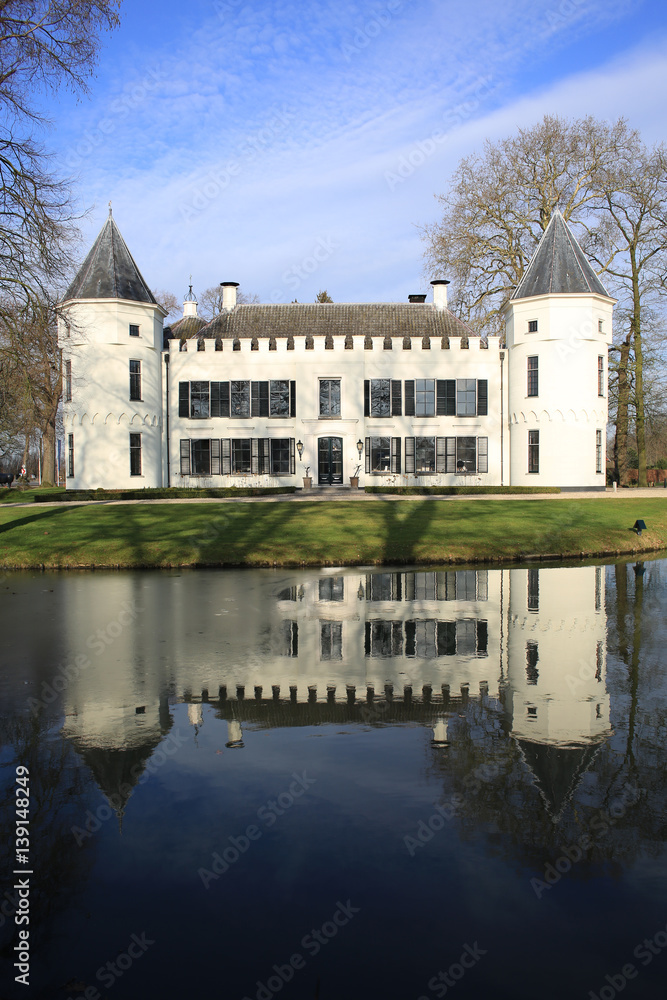 Historic Castle Salentein in the Province Gelderland, The Netherlands