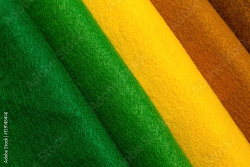 Colorful felt background.