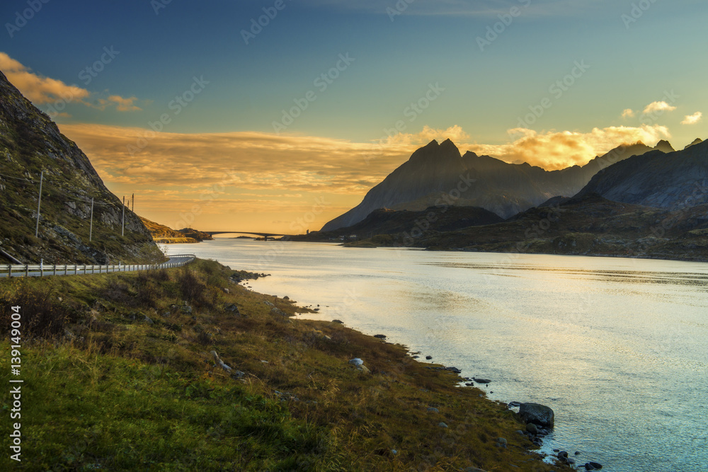 Naklejka premium Ramberg beach