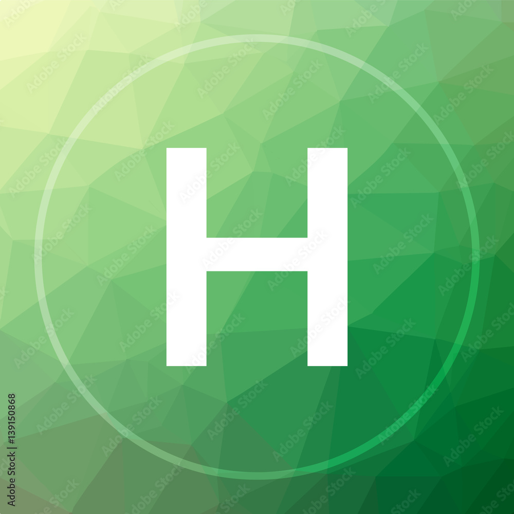 Obraz premium Hospital icon