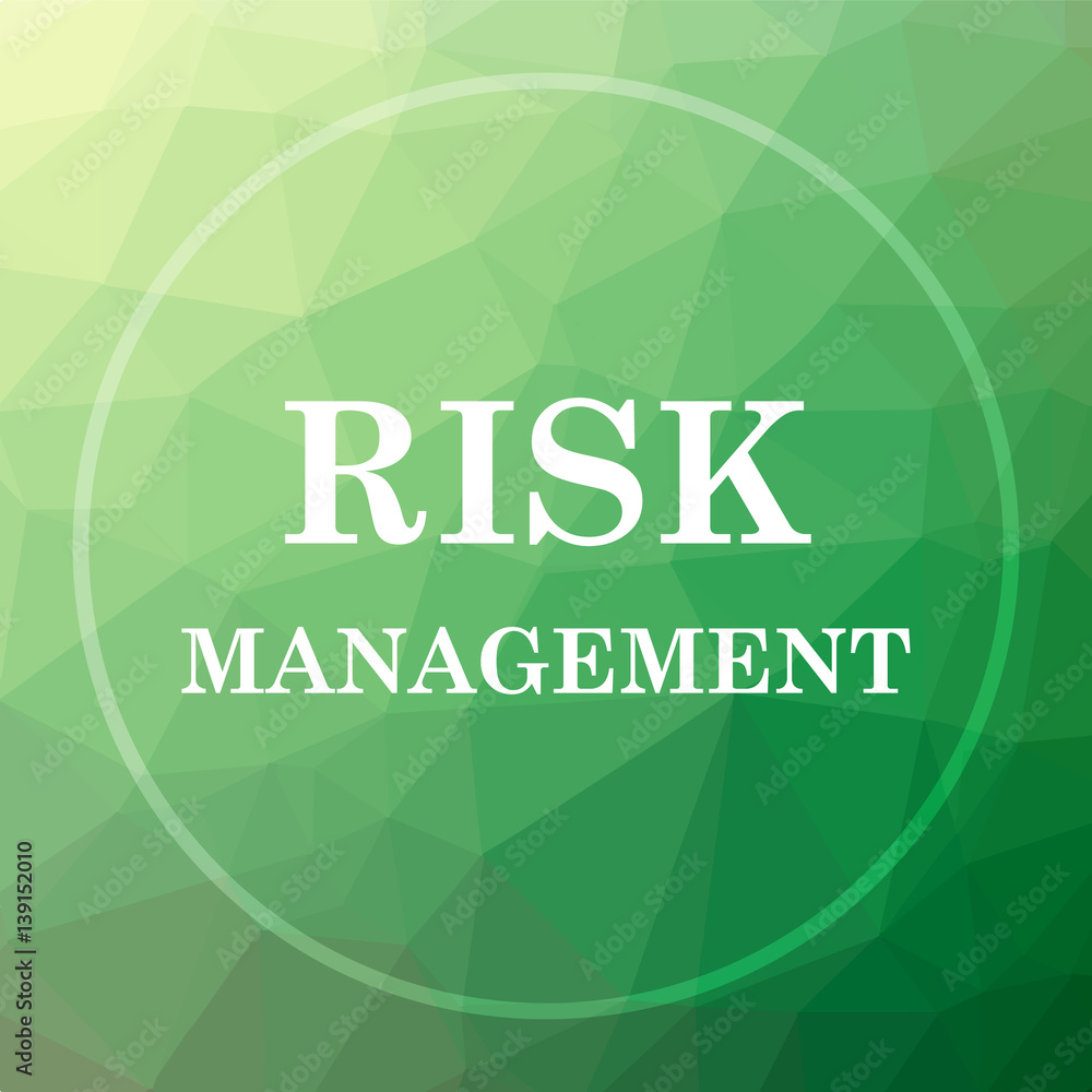 Fototapeta premium Risk management icon