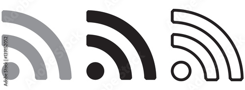 ICÔNE RSS NOIR