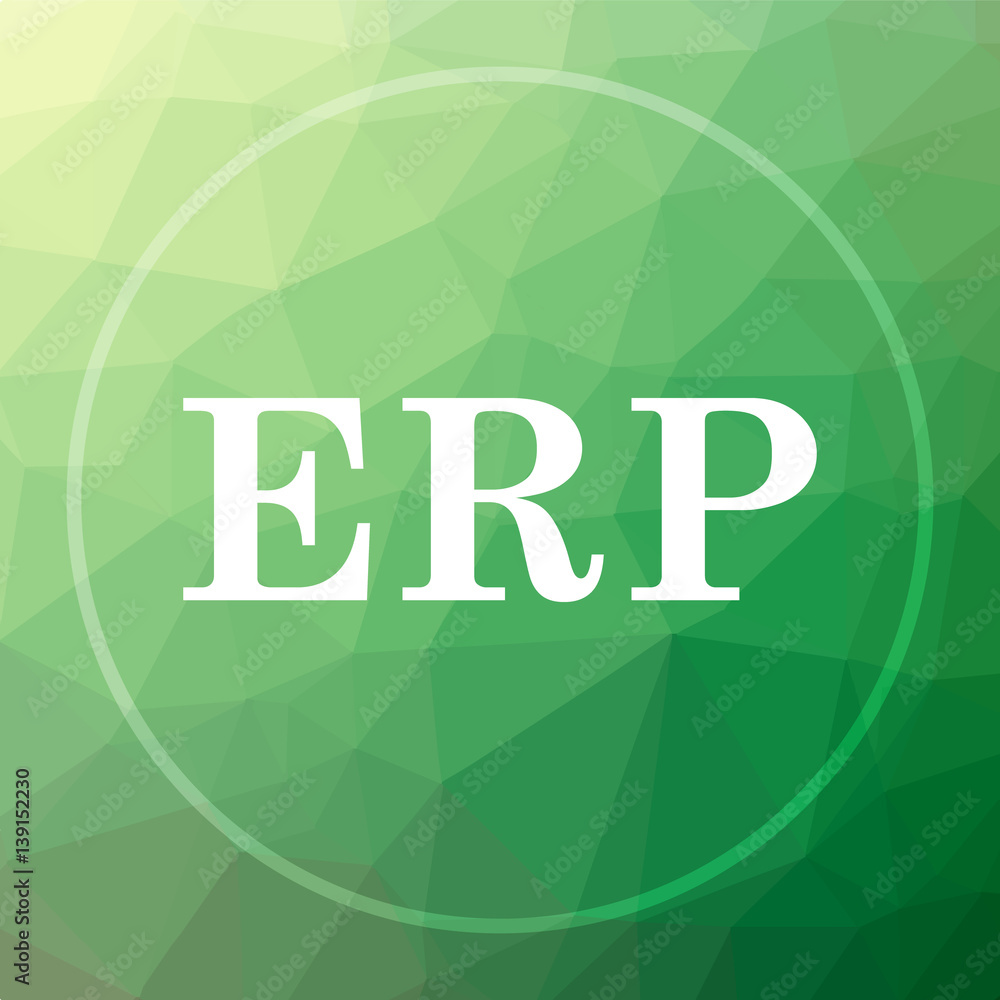 Fototapeta premium ERP icon