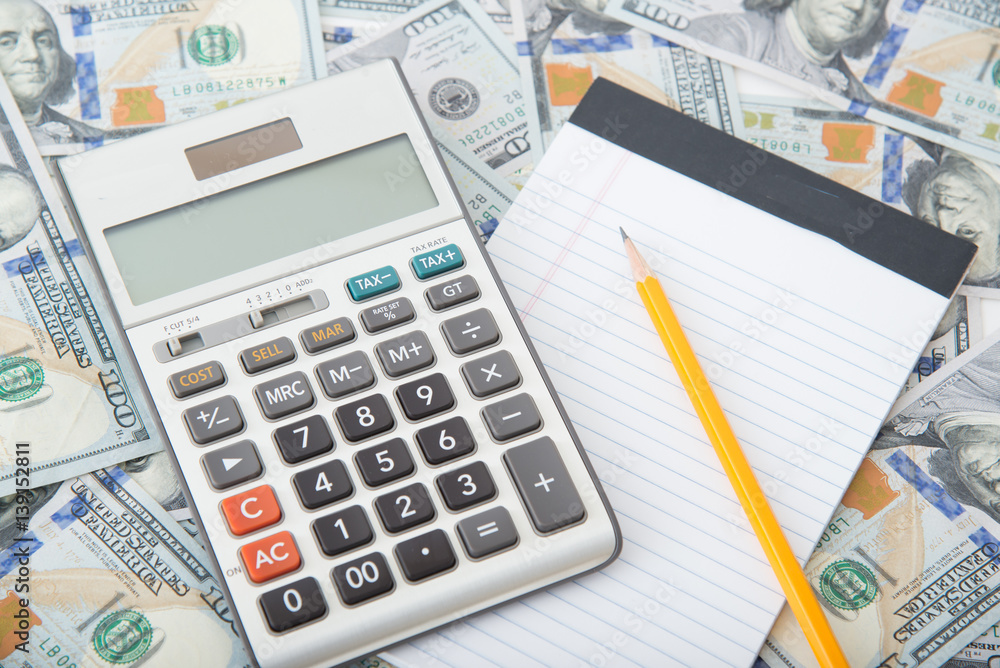 money, note, and calculator money, note, and calculator