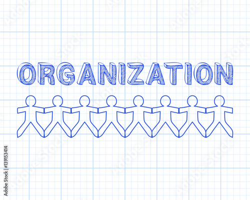 Organization People Graph Paper