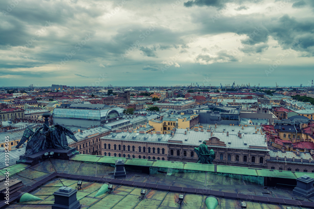 Obraz premium View from Isaac's Cathedral in Saint Petersburg