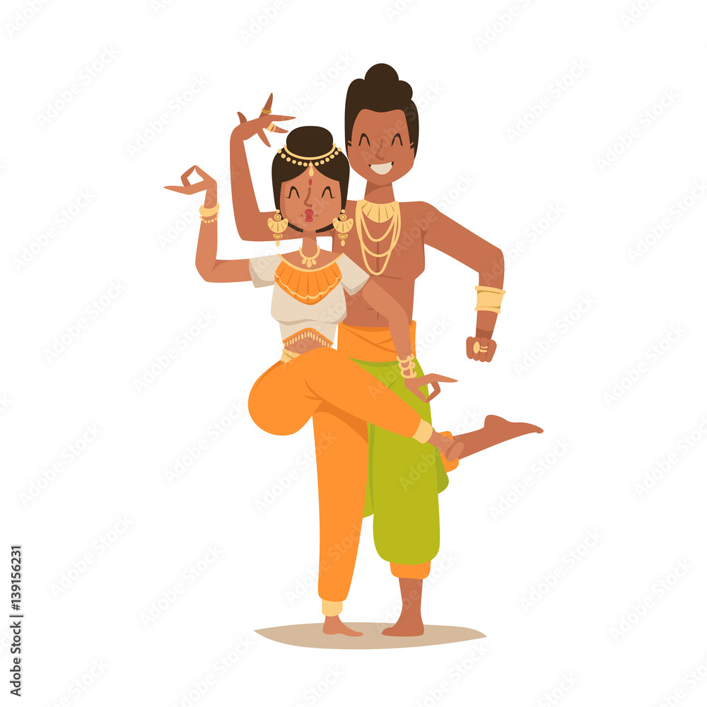 Indian woman man dancing vector isolated dancers silhouette icons people India dance show party movie, cinema cartoon beauty girl sari illustration Indian woman man dancing vector isolated dancers silhouette icons people India dance show party movie, cinema cartoon beauty girl sari illustration
