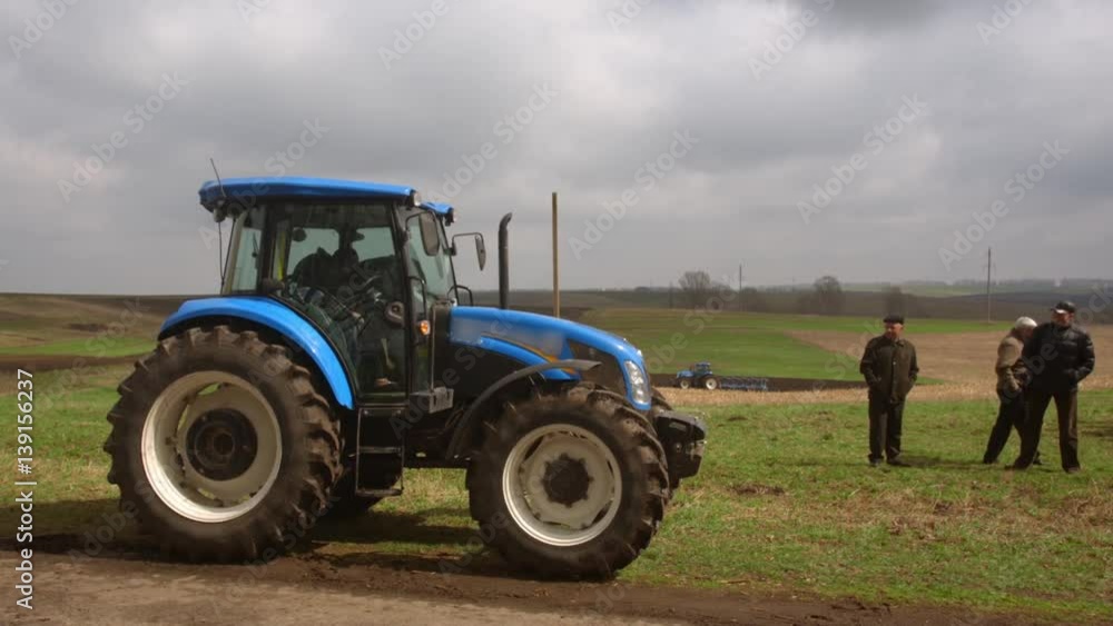 Tractor at Field Tractor at Field