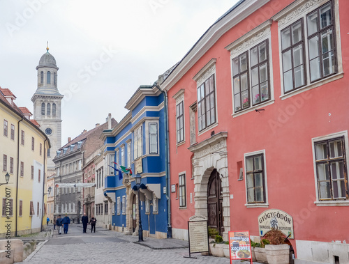 Vászonkép Architecture in streets of city Sopron in Hungary