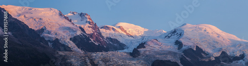 Mt. Blanc seen from Chamonix © Henryk Sadura