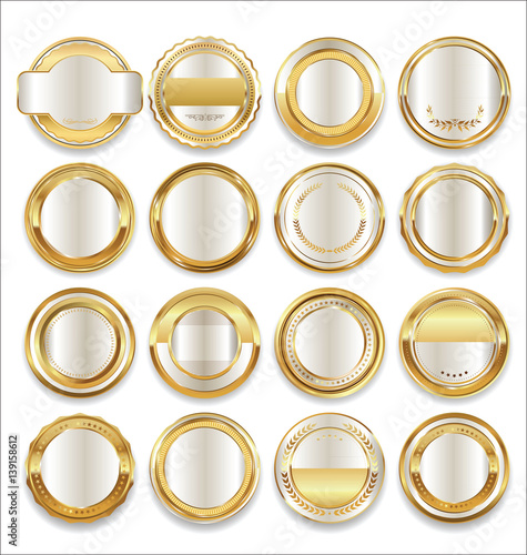 Empty sale ale luxury golden labels collection
