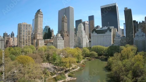 Aerial view of Manhattan in New York City